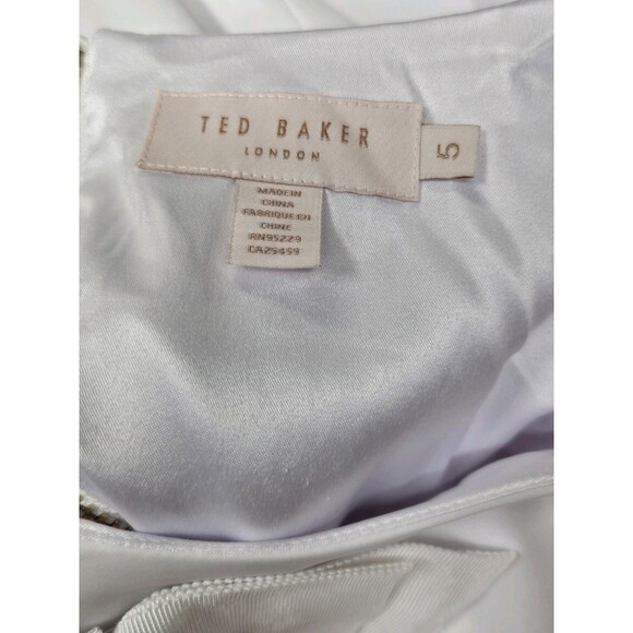 BNWT TED BAKER Caprila Chatsworth Bloom Scalloped  Cocktail Dress Sz 5 US 10-12 - Picture 9 of 9